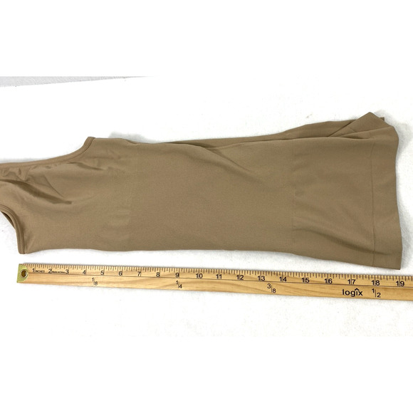 Womens Tank Top Size XL Tummy Control Cami Beige Shapewear - Picture 7 of 9